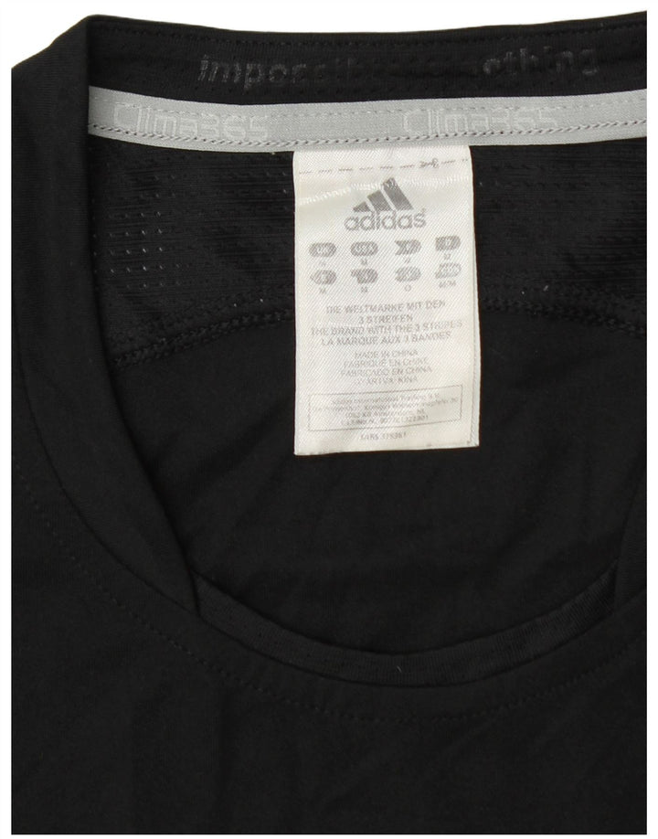 Adidas Herren Clima 365 Graphic T-Shirt Top Medium Schwarz Polyester