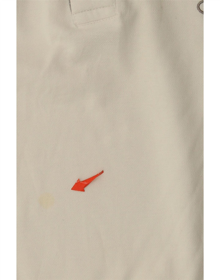 Champion Herren-Poloshirt 2XL aus weißer Baumwolle