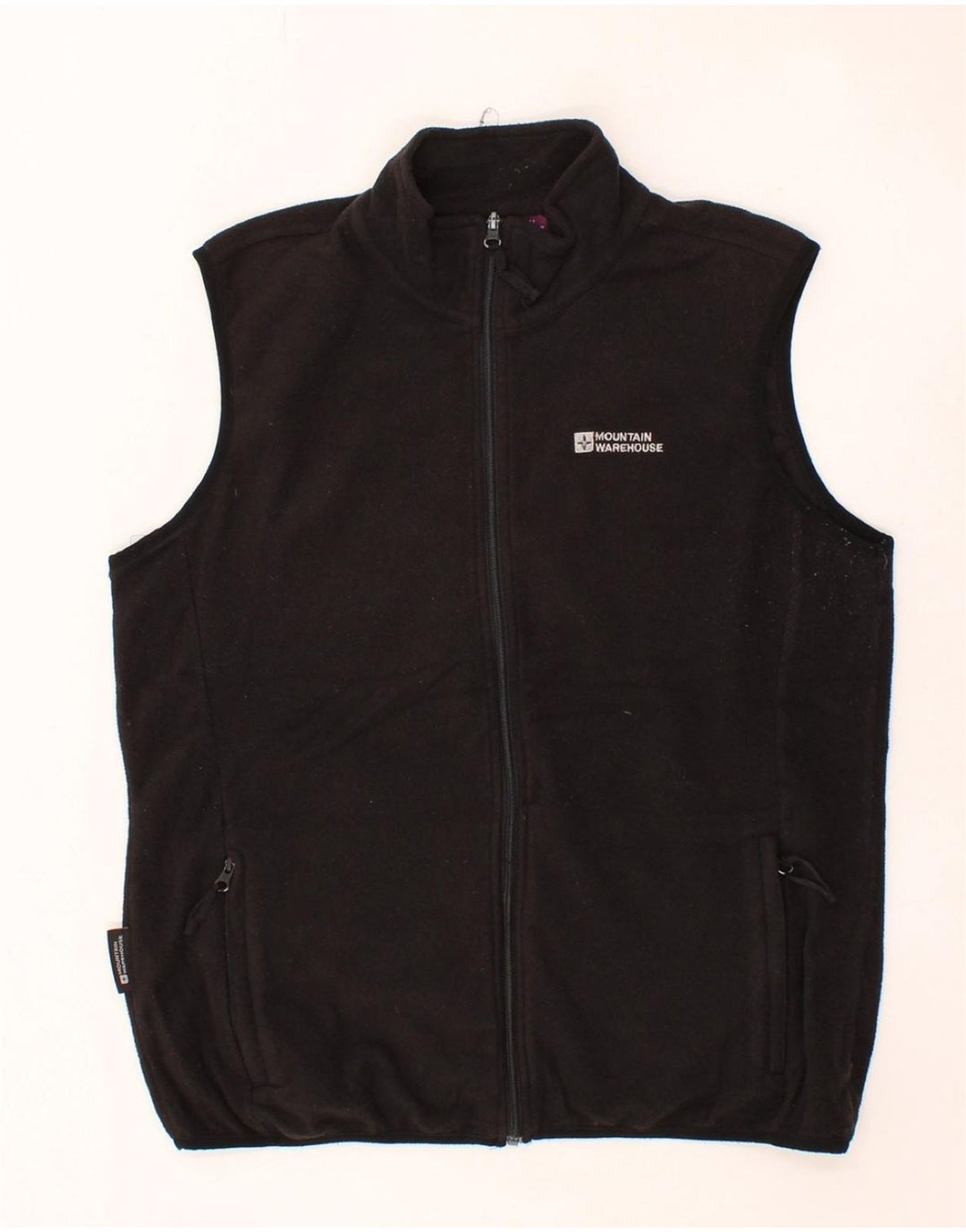 MOUNTAIN WAREHOUSE Womens Fleece Gilet UK 16 Large Black Polyester Vintage Mountain Warehouse and Second-Hand Mountain Warehouse from Messina Hembry 