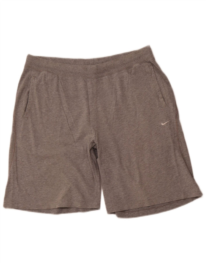 NIKE Herren-Sportshorts XL aus grauer Baumwolle