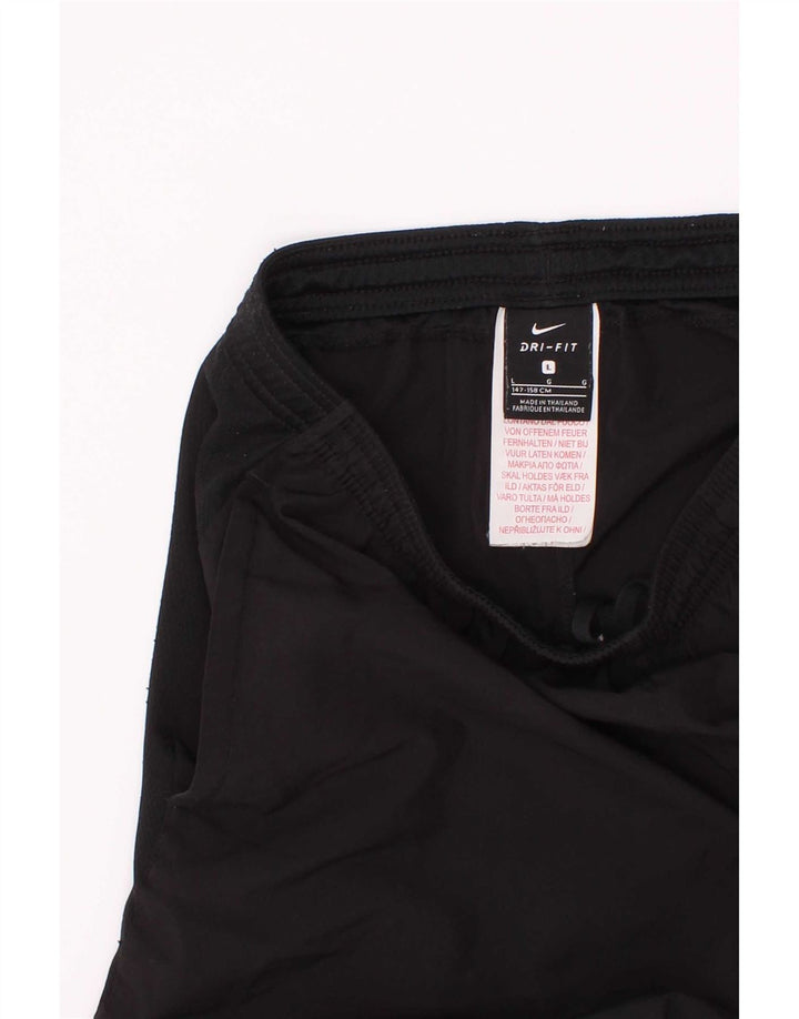 Nike Dri Fit Grafik-Sportshorts für Jungen, 12–13 Jahre, Größe L, Schwarz, Polyester