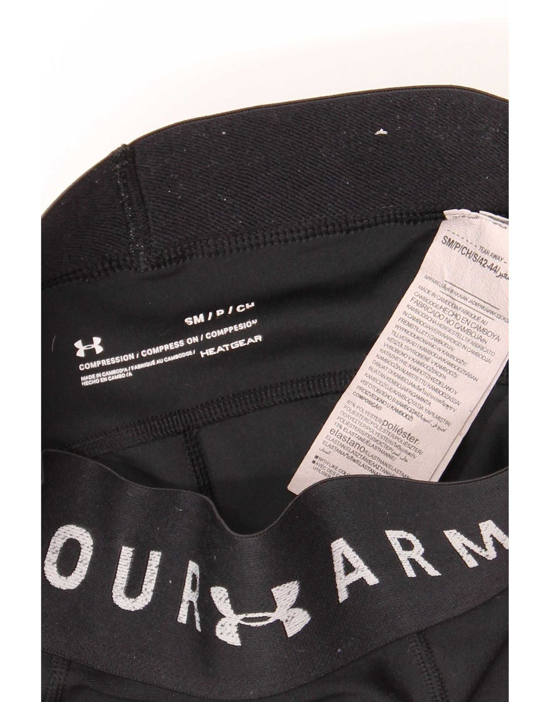 Under Armour Damen-Kompressions-Leggings mit Grafik, UK 10, Größe S, Schwarz, Sport
