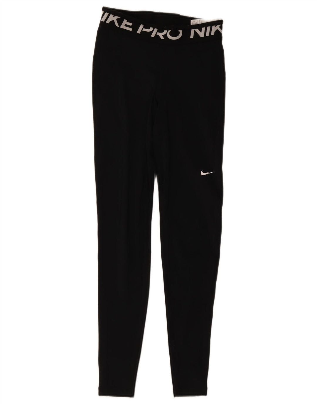 Nike Damen Dri Fit Graphic Leggings UK 4 XS Schwarz Polyester