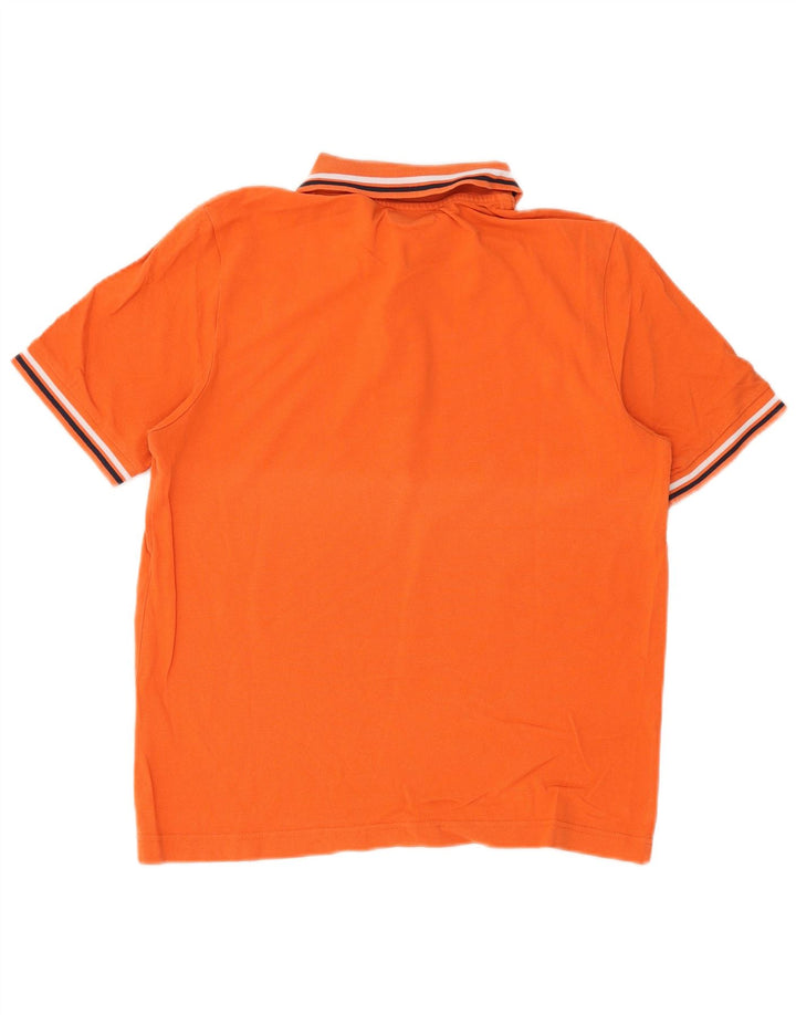 KAPPA Herren Poloshirt Mittelorange Baumwolle
