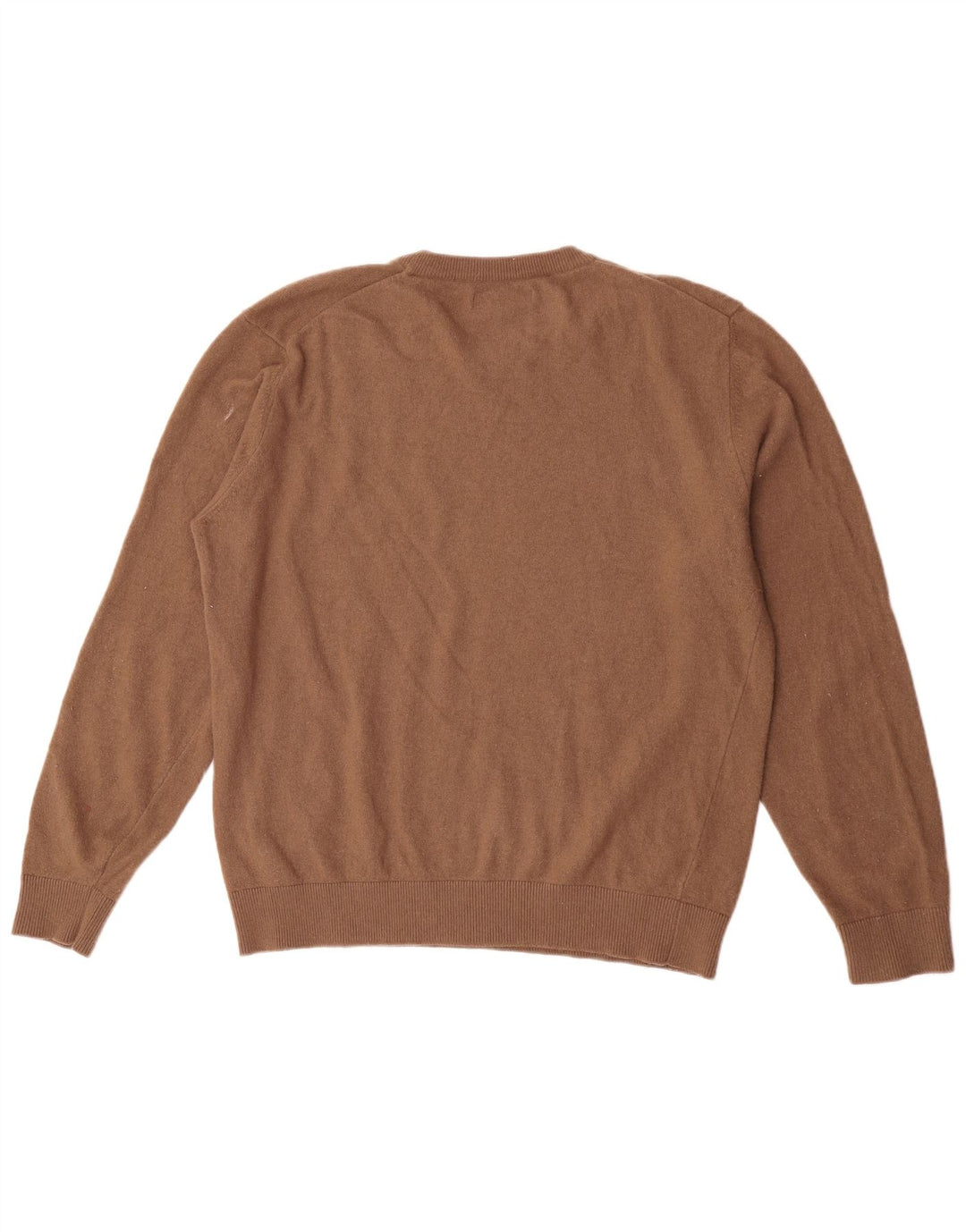 Replay Herren-Pullover mit Rundhalsausschnitt, 2XL, braune Wolle