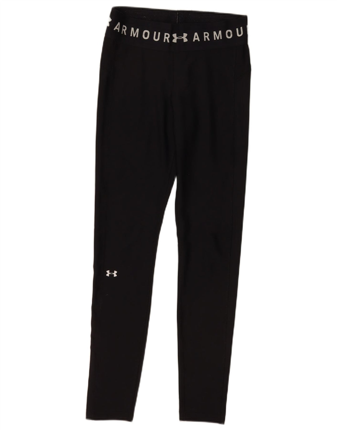 Under Armour Damen Heat Gear Leggings UK 14 Medium Schwarz