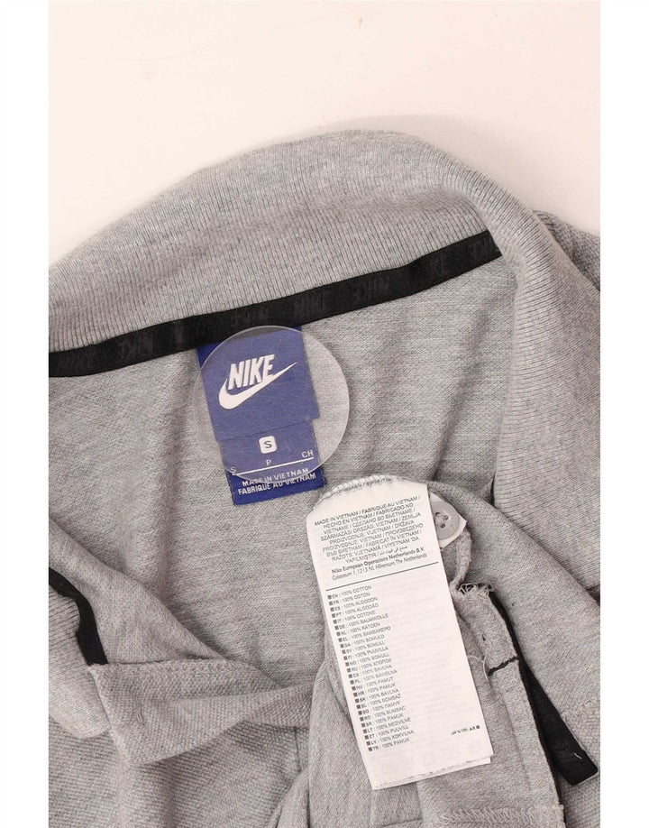 Nike Herren-Poloshirt, klein, graue Baumwolle