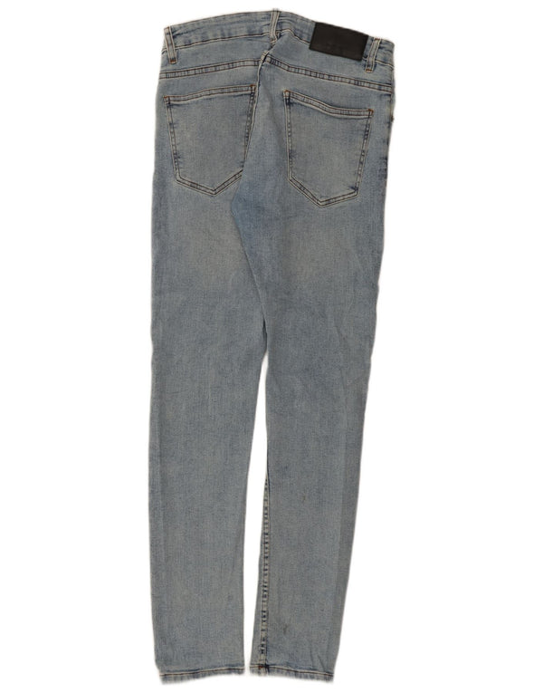Zara Herren Skinny Jeans EU 42 Large W32 L32 Blaue Baumwolle
