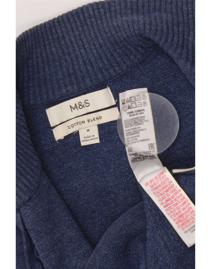 Marks & Spencer Damen-Cardigan-Pullover UK 14 Medium Marineblau Polyester