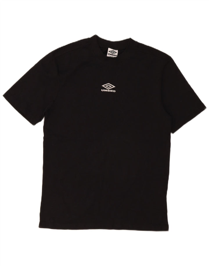 Umbro Herren-T-Shirt mit Grafik, Größe S, schwarze Baumwolle