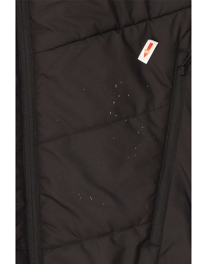 Puma Herren Graphic Hooded Wattierte Jacke UK 36 Small Schwarz Polyester
