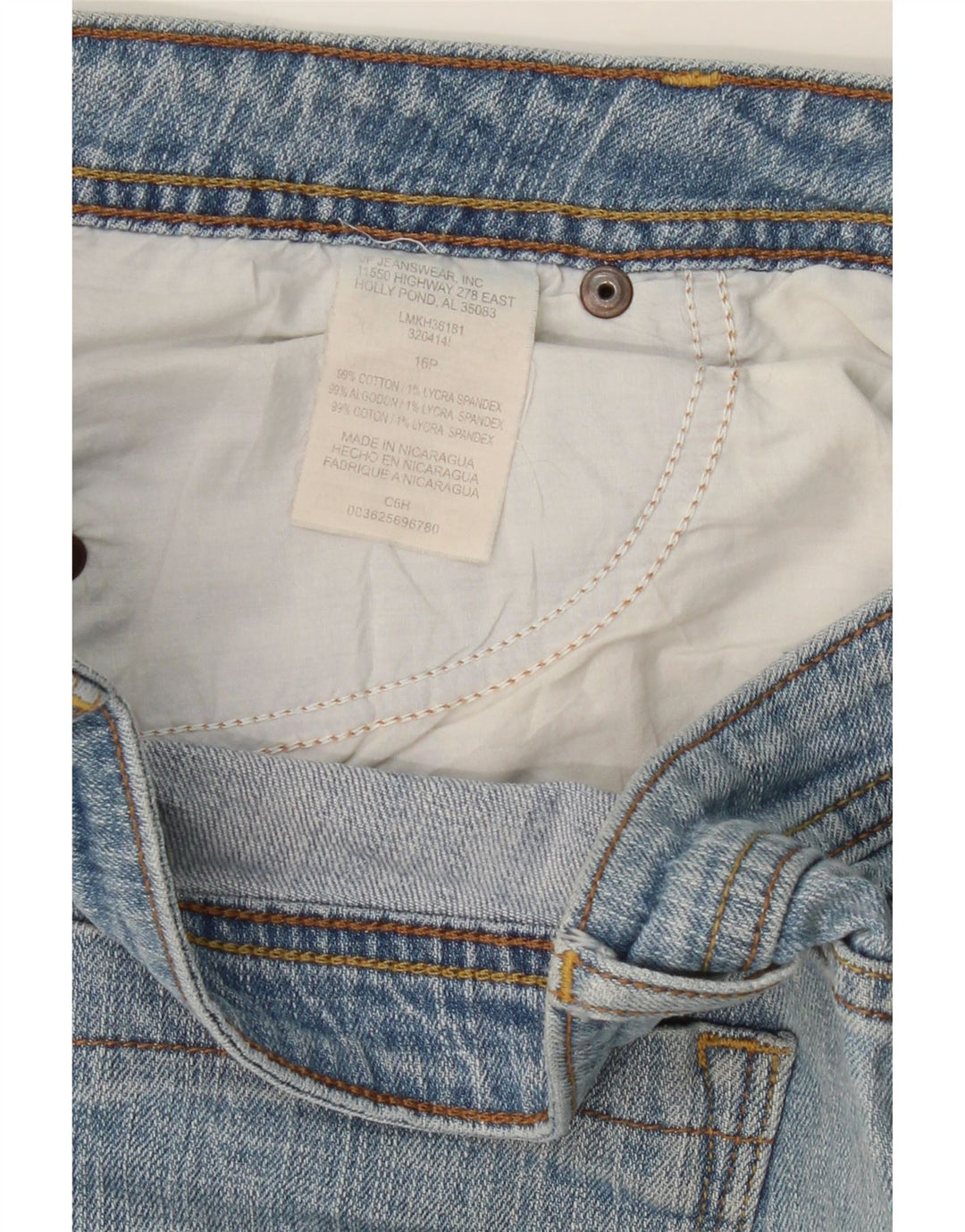LEE Womens Capri Jeans US 16 2XL W38  Blue Cotton Vintage Lee and Second-Hand Lee from Messina Hembry 