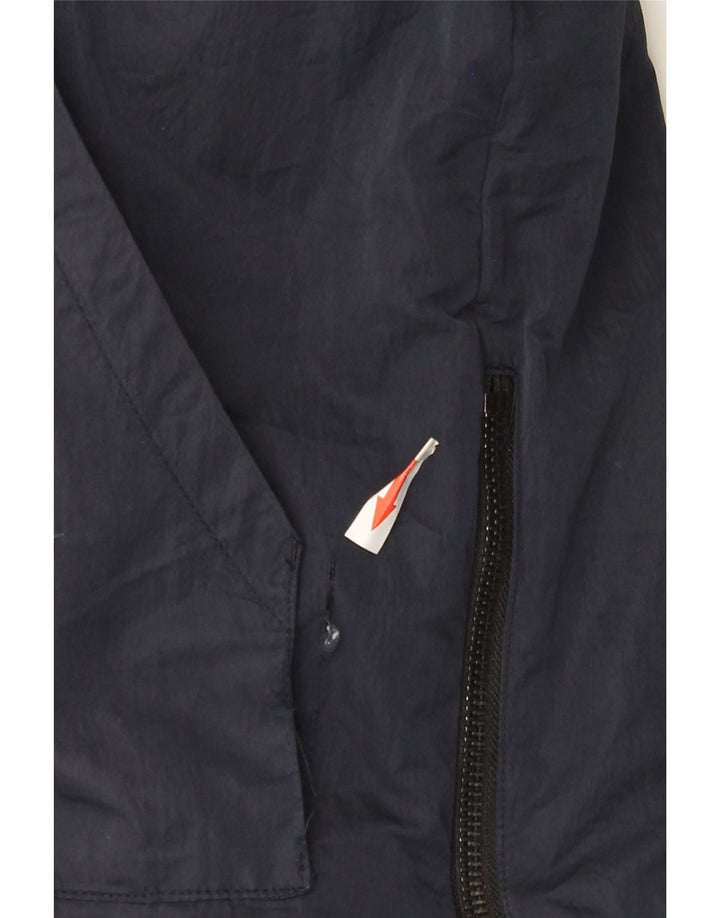ZARA Jungen-Parka mit Kapuze, 11–12 Jahre, marineblaues Nylon