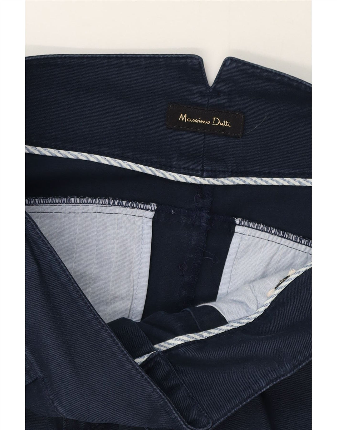 MASSIMO DUTTI Womens High Waist Mini Skirt W30 Medium  Navy Blue
