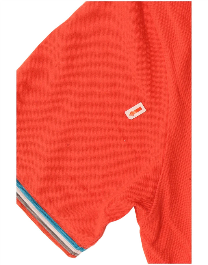 Sundek Herren Poloshirt 2XL Orange Baumwolle