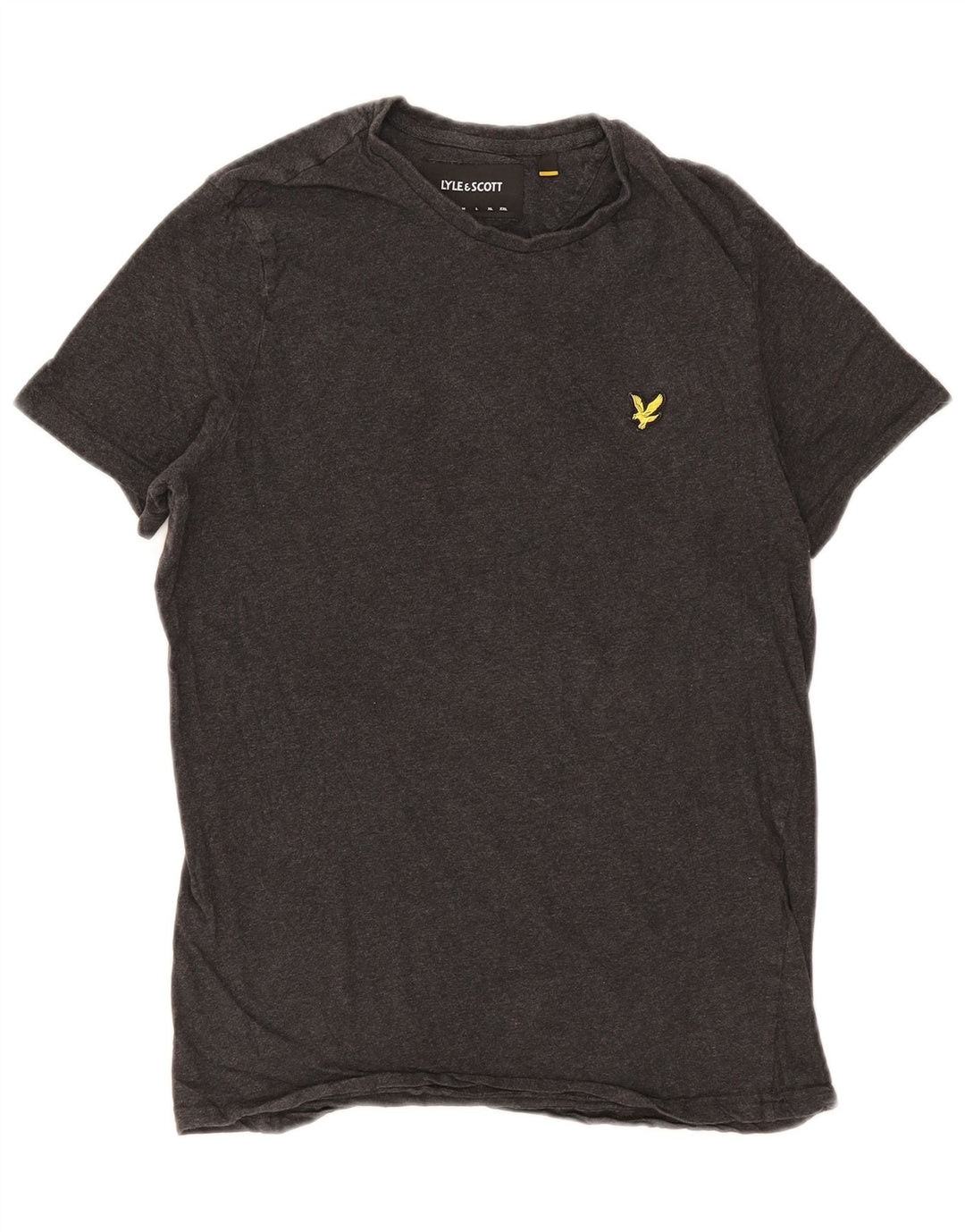 Lyle & Scott Herren T-Shirt Top Small Grau Baumwolle