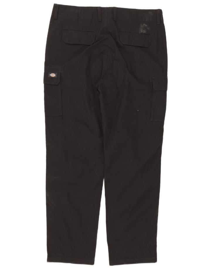 Dickies gerade Herren-Cargohose, W38, L32, schwarze Baumwolle