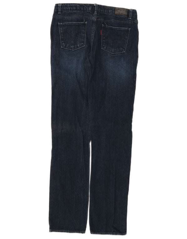 LEVI'S Slim Straight Jeans für Mädchen, 15–16 Jahre, W26 L30, marineblaue Baumwolle