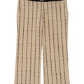 Denny Rose Damen Grafik-Freizeithose IT 44 Medium W32 L28 Beige