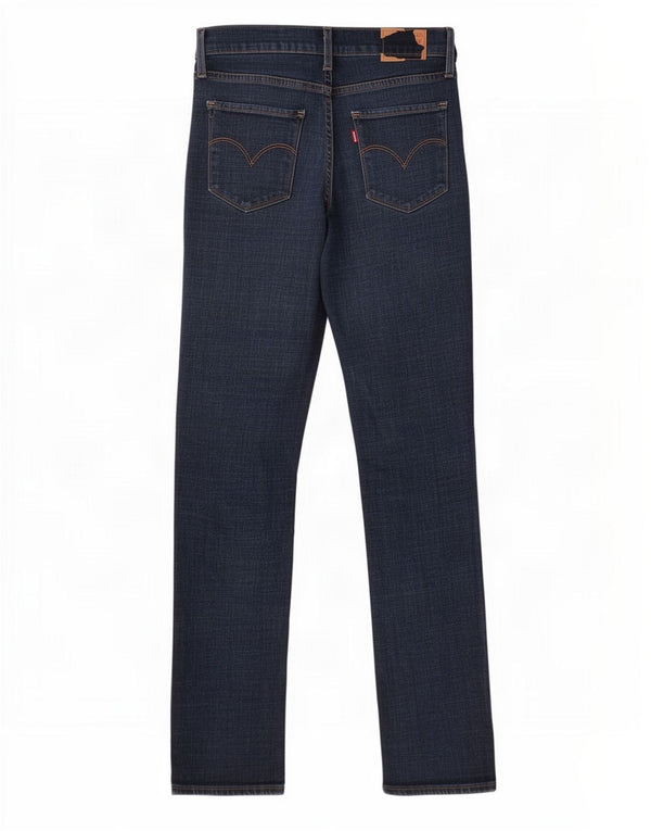 Levi's Damen 312 Shaping Slim Jeans W27 L32 Marineblau Baumwolle