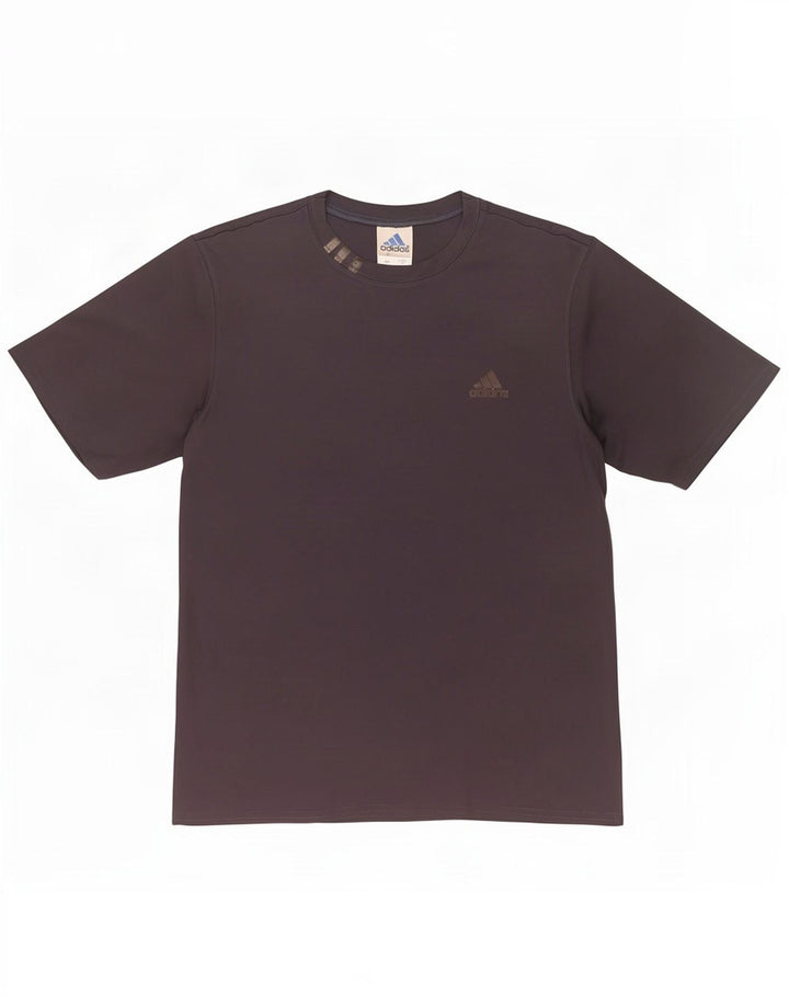 Adidas Herren T-Shirt Top Large Grau Polyester