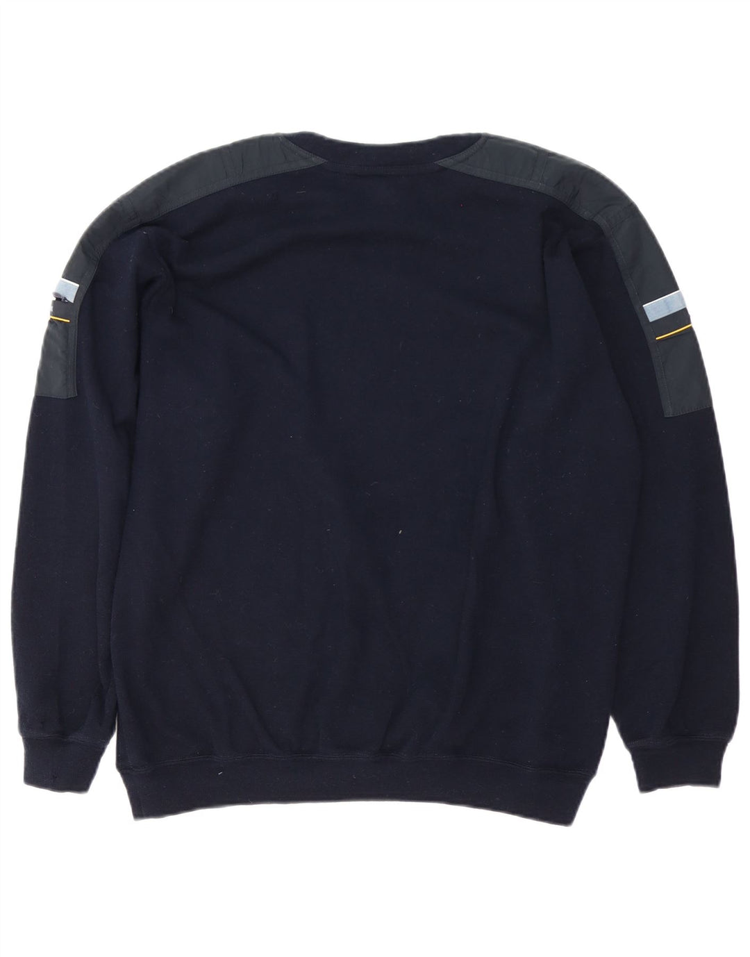 Paul & Shark Herren-Pullover mit Rundhalsausschnitt, groß, Marineblau, Farbblock