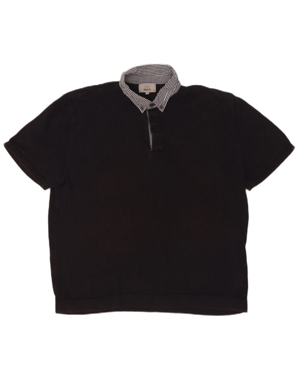 Marks & Spencer Herren Regular Fit Rugby-Poloshirt XL Marineblau