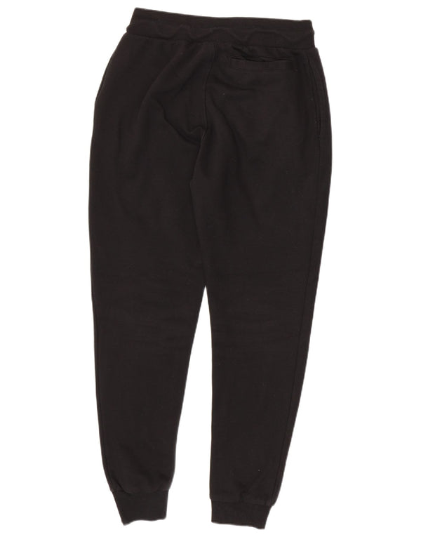 Fila Damen Trainingshose Jogger UK 12 Mittelschwarze Baumwolle
