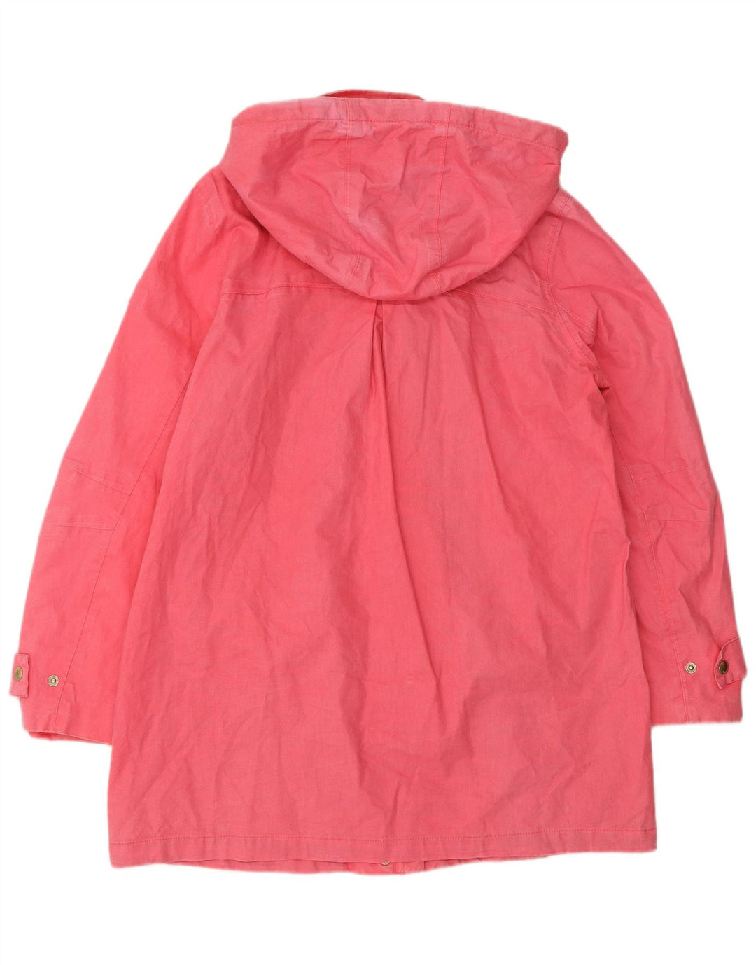 JOULES Damen-Regenmantel mit Kapuze, UK 12, Mittelrosa, Leinen