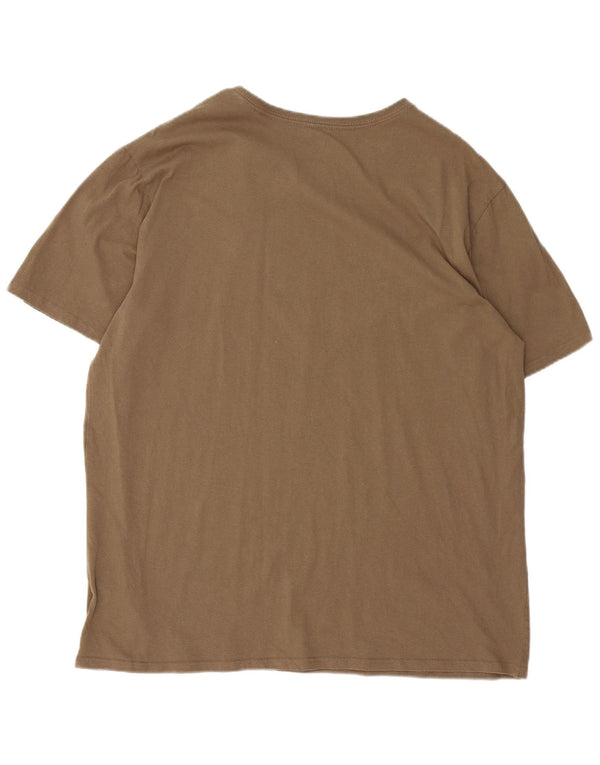 Hurley Herren-T-Shirt mit Grafik, XL, Khaki, Baumwolle