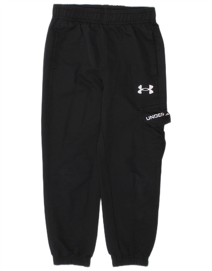 UNDER ARMOUR Jungen-Trainingsanzug mit grafischer Hose und Jogger, 3–4 Jahre, Schwarz