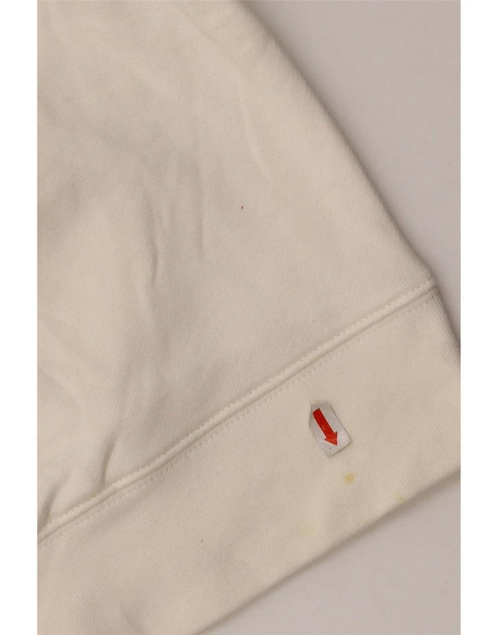 Adidas Herren Graphic Hoodie Pullover Mittelweiße Baumwolle