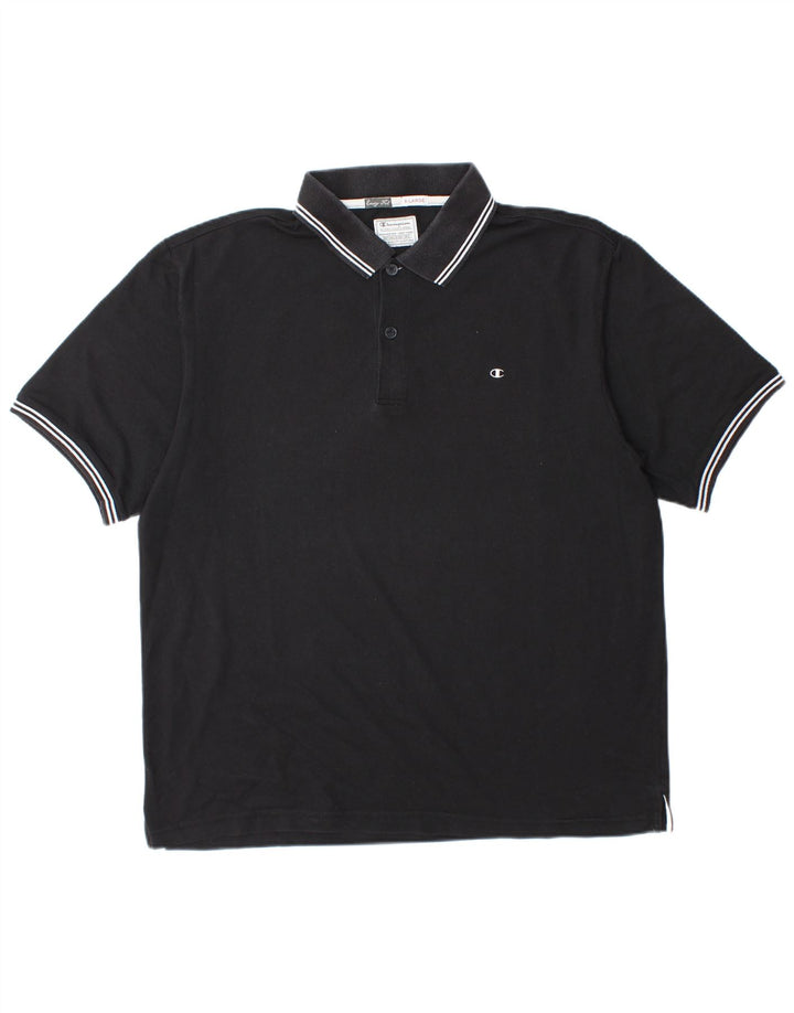 Champion Herren Easy Fit Poloshirt XL Schwarz