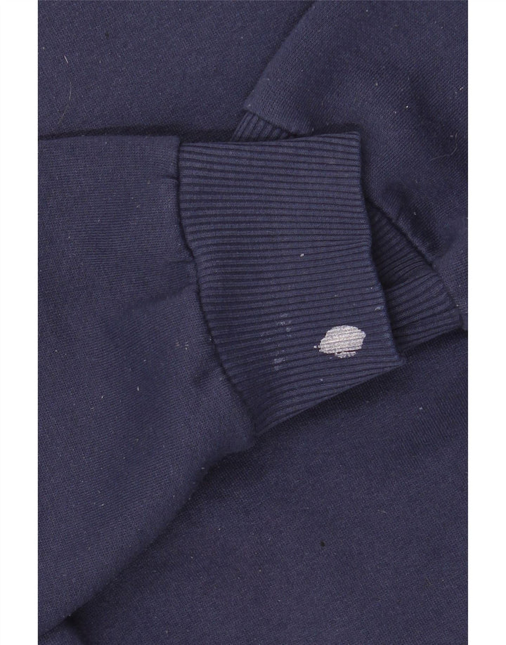 UMBRO Damen Grafik-Sweatshirt-Pullover UK 14 Medium Marineblau Polyester