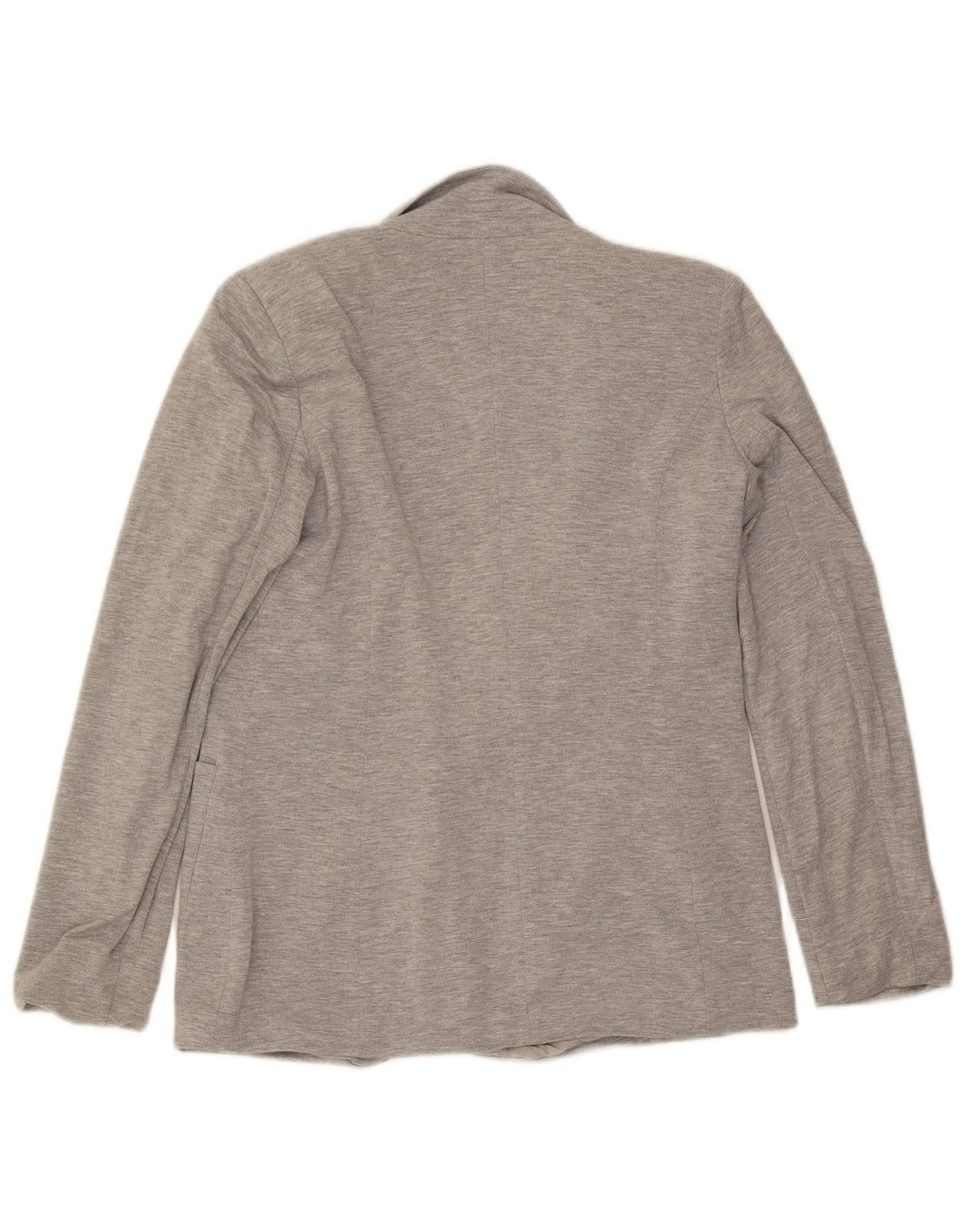 Oasis Damen-Blazer mit 1 Knopf, Gr. 10, Größe S, grau meliert, Viskose