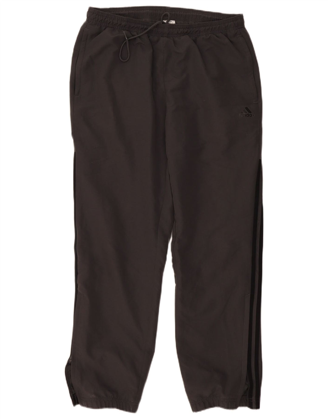 ADIDAS Herren-Trainingshose, Jogginghose, groß, grau, Polyester