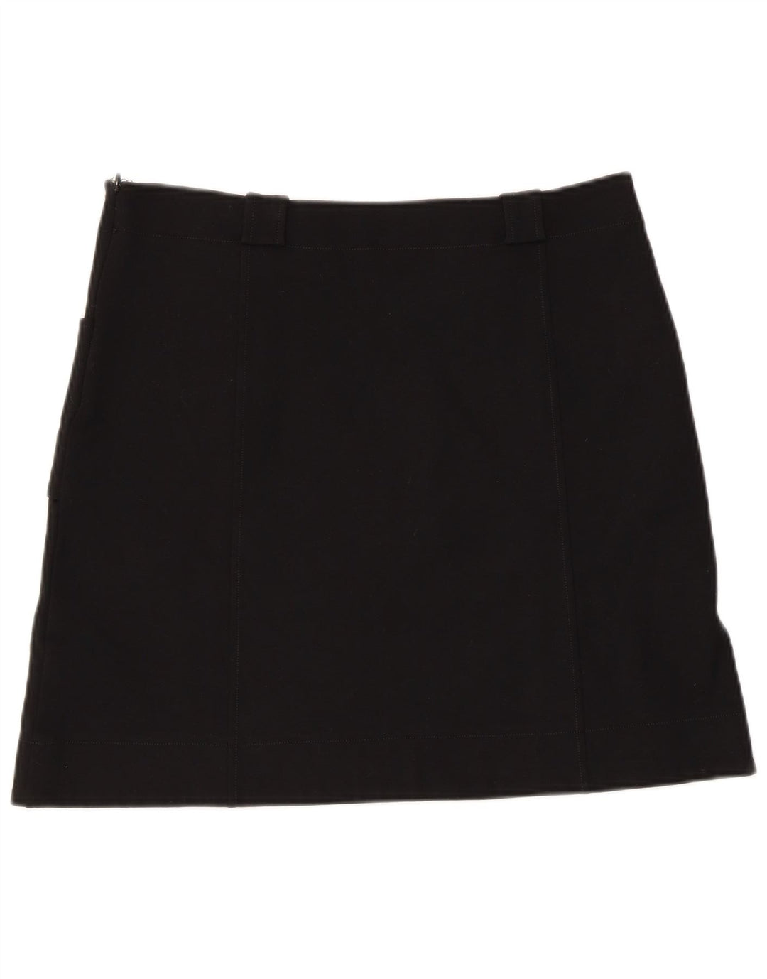 Marella Damen Minirock UK 10 Small W34 Schwarze Viskose