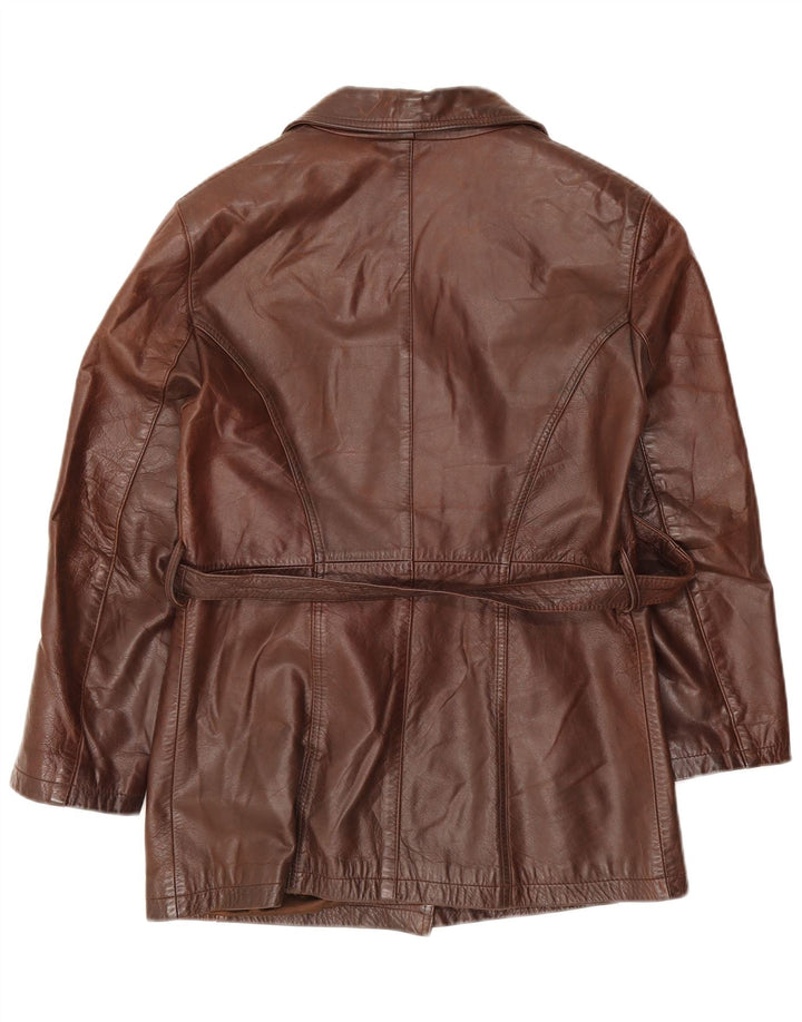 Conbipel Damen Lederjacke IT 42 Mittelbraunes Leder