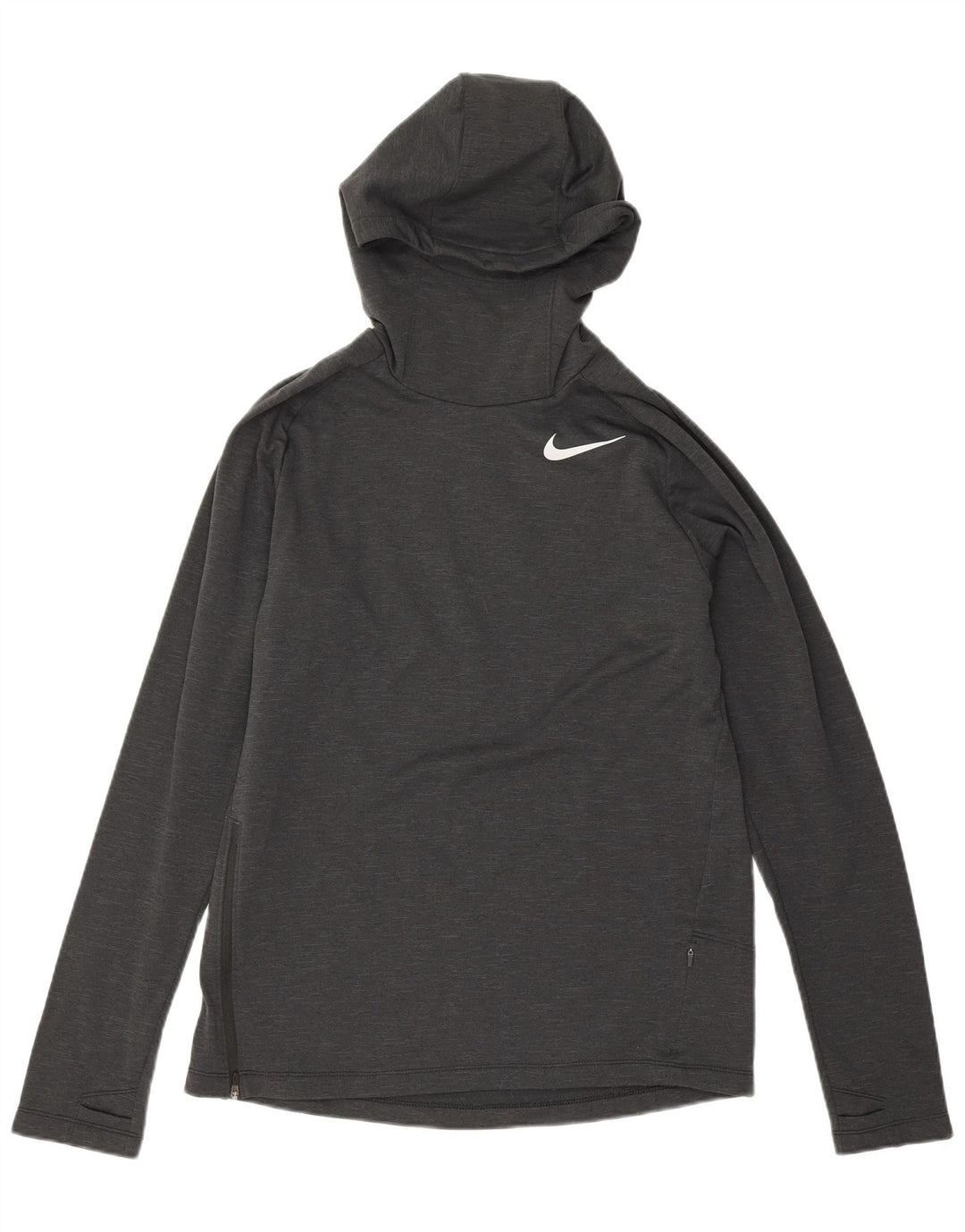Nike Herren Dri Fit Kapuzenpullover Mittelschwarzes Polyester
