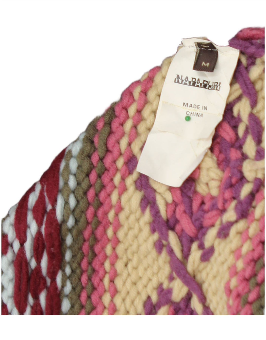 NAPAPIJRI Damen-Cardigan mit Grafik, UK 12, mittelbraun, geometrisch