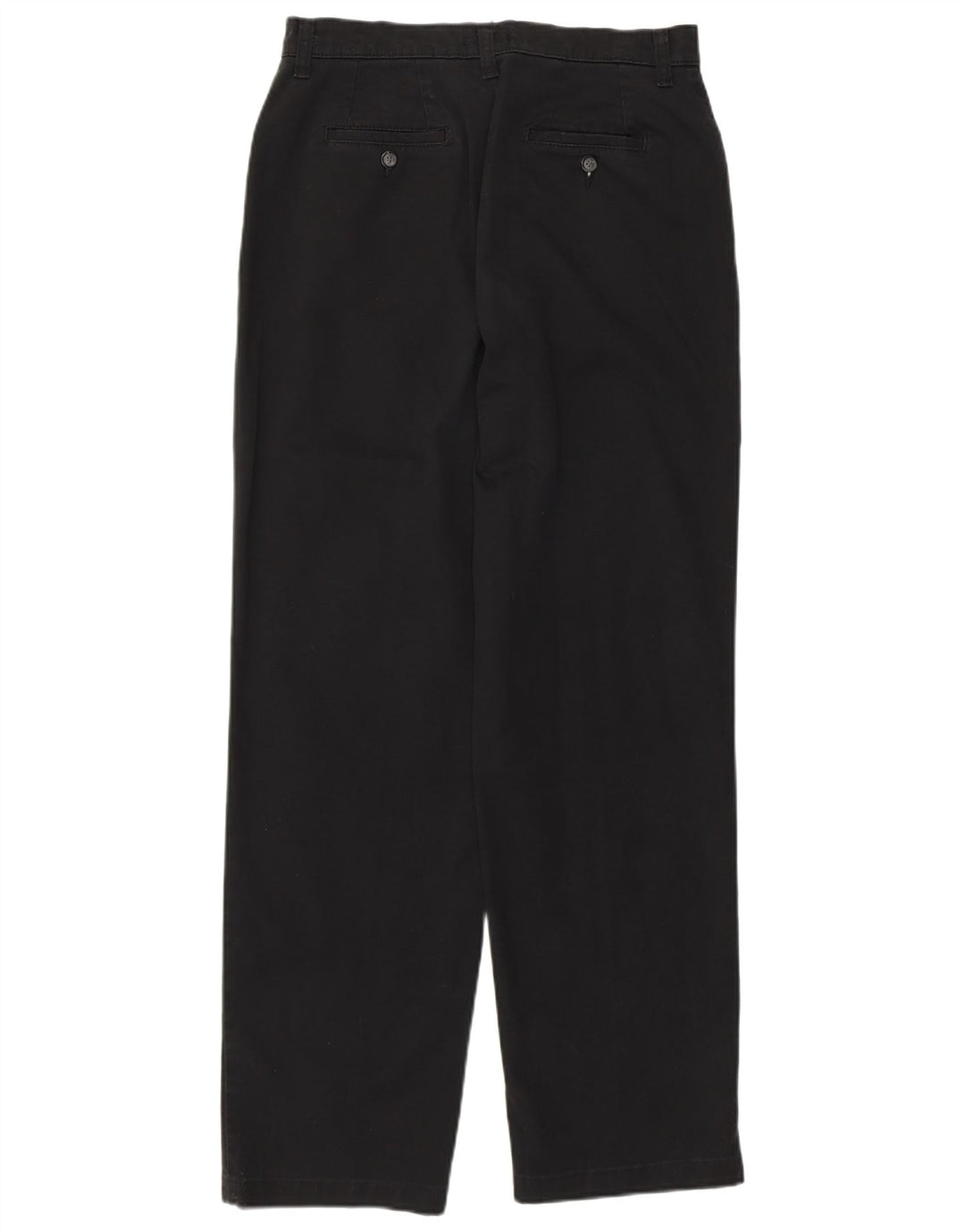 Lee Damen gerade Freizeithose US 8 Medium W30 L30 schwarze Baumwolle