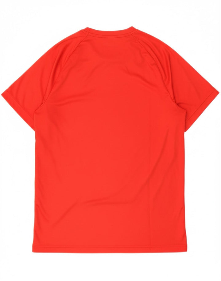 ADIDAS Mens Aeroready T-Shirt Top Medium Red Polyester Vintage Adidas and Second-Hand Adidas from Messina Hembry 