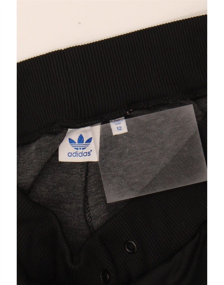 Adidas Damen Trainingshose Jogger UK 12 Medium Schwarz Polyester