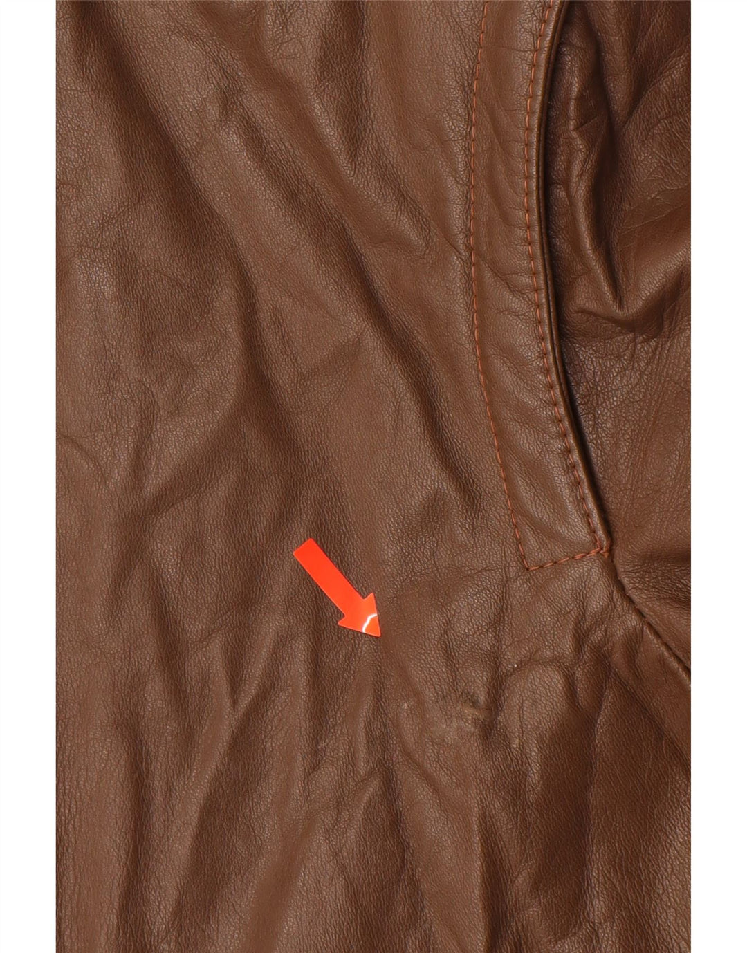 VINTAGE Herren Lederjacke IT 52 XL Braun