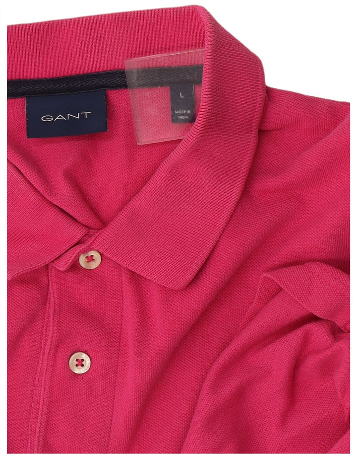 Gant Herren Poloshirt Large Pink