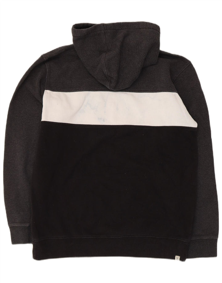 Vans Herren-Kapuzenpullover mit grafischem Print, mittelgraue Colourblock-Baumwolle