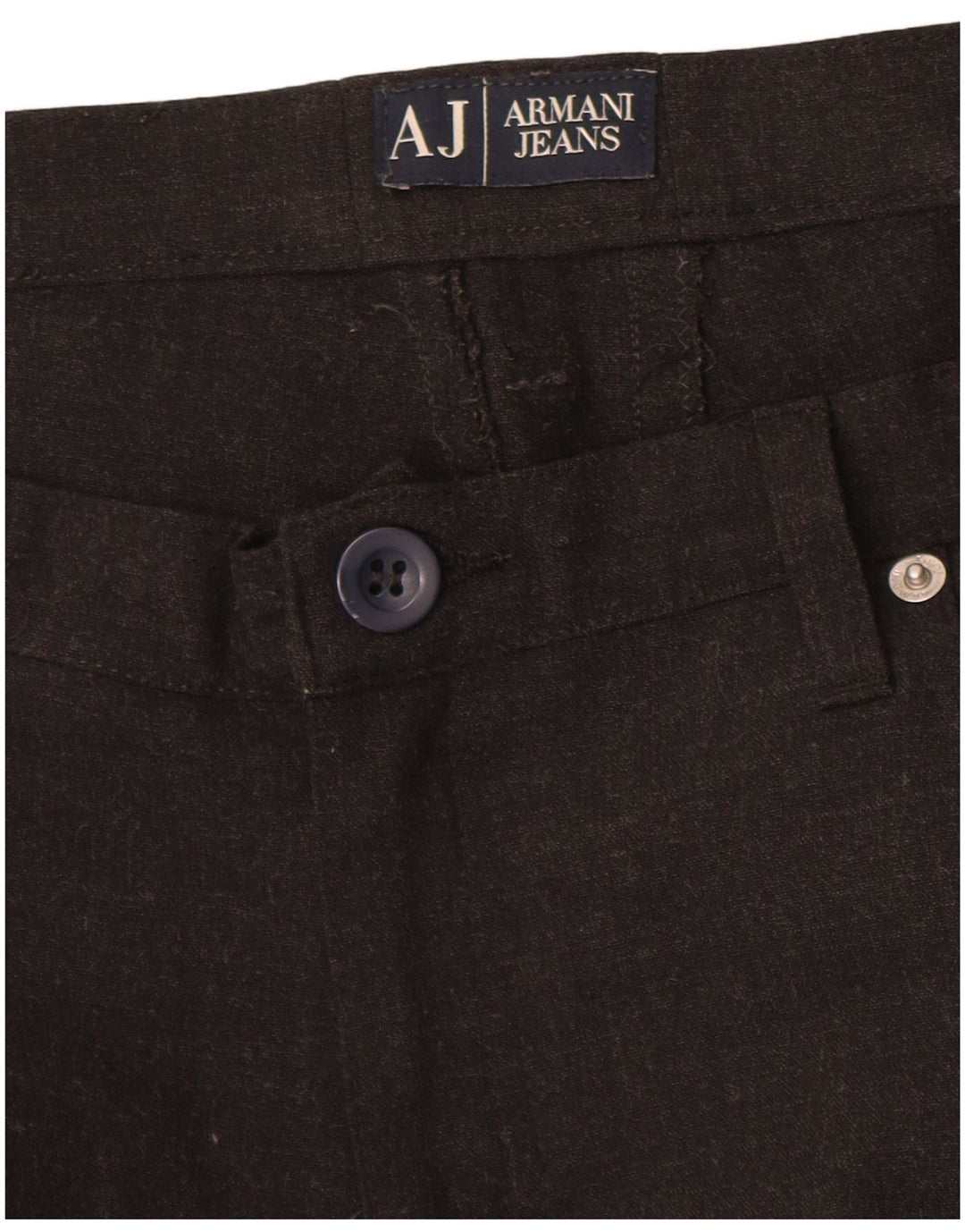 Armani Damen Gerade Freizeithose W36 L27 Braun