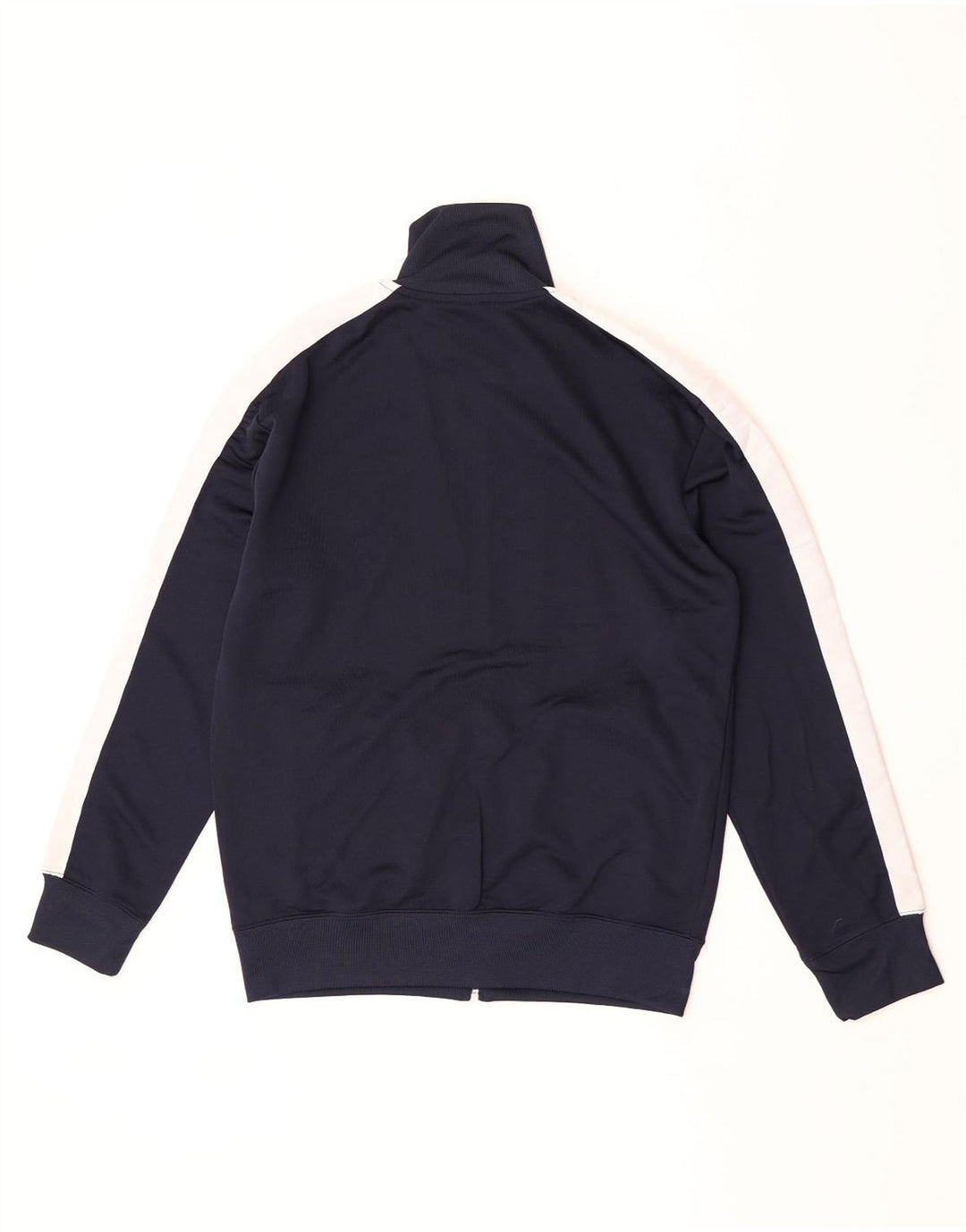 Zara Herren-Trainingsanzug-Oberteil, Jacke, klein, marineblau, Farbblock-Polyester