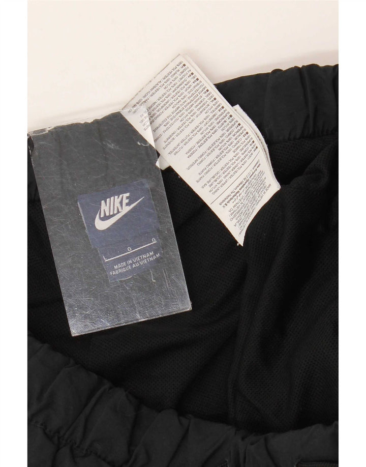 Nike Herren-Trainingshose, Jogginghose, Größe L, Schwarz, Polyester