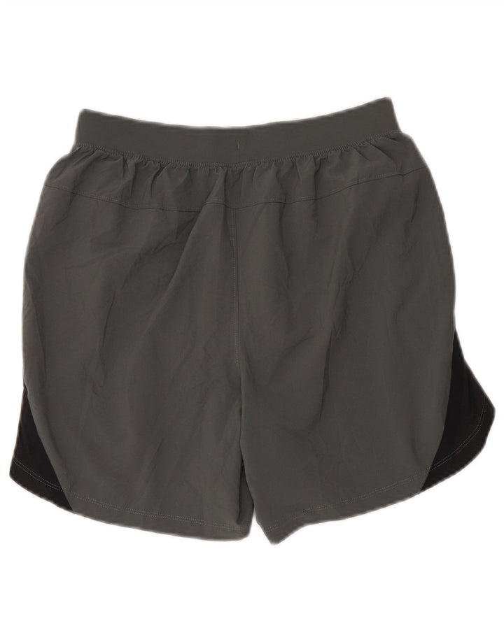 Under Armour Herren-Sportshorts, Größe S, Grau, Farbblock